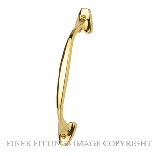 DRAKE & WRIGLEY 1607 PB PULL HANDLE POLISHED BRASS