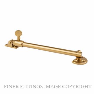 DRAKE & WRIGLEY 4103 SB FLOWLINE TELESCOPIC STAY SATIN BRASS