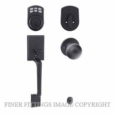 EZSET EZSET KE400CABABLK CAPRI GRIPSET + BALA KNOB + KEYPAD DEADBOLT BLACK