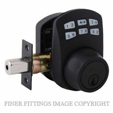 EZSET KEPD10S01BLK MANUAL DRIVE KEYPAD DEADBOLT MATT BLACK