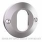 CARBINE CRISI CRF136-EITF-SS INTERNAL OVAL CYLINDER ESCUTCHEON SATIN STAINLESS 316