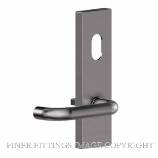 CARBINE CSF18-C-7SS SERENS EXTERNAL CYLINDER LEVER HANDLE PLATE SATIN STAINLESS 316
