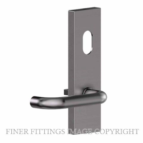 CARBINE SERENS LEVER ON PLATE HANDLES SATIN STAINLESS 316
