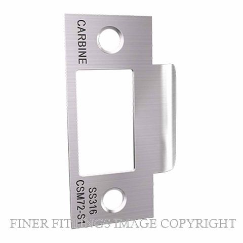 CARBINE CSM72-S1-SS LOCKREACH FACE PLATE 25.4MM SATIN STAINLESS 316