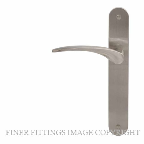 WINDSOR GALAXY APOLLO BN LEVER ON PLATE HANDLES BRUSHED NICKEL