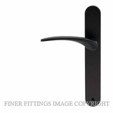 WINDSOR GALAXY APOLLO BLK LEVER ON PLATE HANDLES MATT BLACK