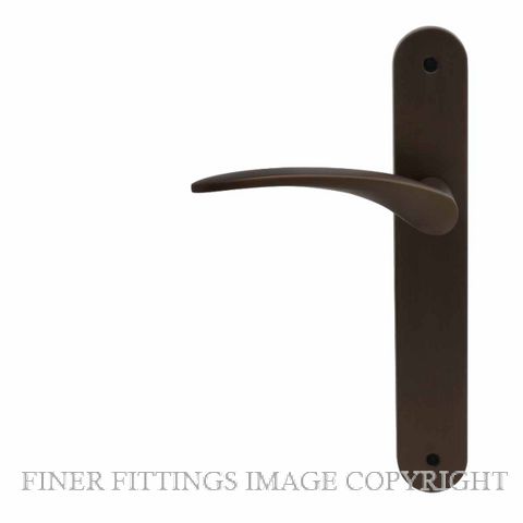 WINDSOR GALAXY APOLLO CCB LEVER ON PLATE HANDLES COCOA BRONZE