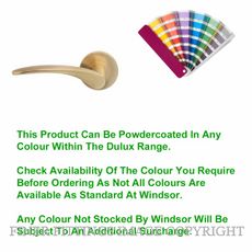 WINDSOR GALAXY APOLLO PC LEVER ON ROSE HANDLES POWDERCOAT