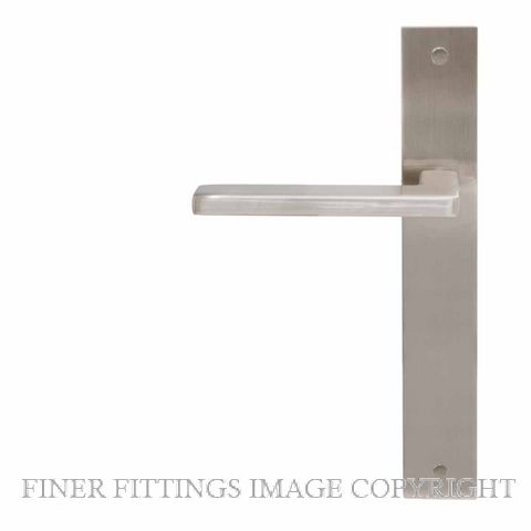 WINDSOR GALAXY VECTOR ELITE BN LEVER ON PLATE HANDLES BRUSHED NICKEL