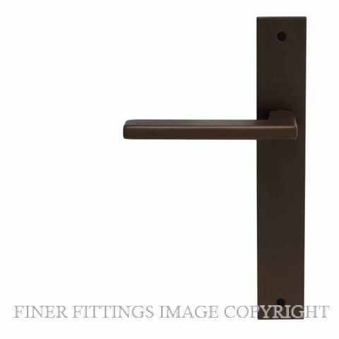WINDSOR GALAXY VECTOR ELITE CCB LEVER ON PLATE HANDLES COCOA BRONZE