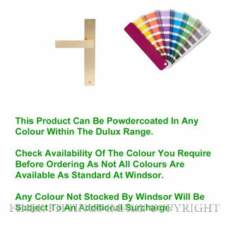 WINDSOR 7210RD-PC GALAXY PEGASUS ELITE LONGPLATE DUMMY RH POWDERCOAT