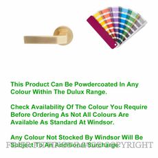 WINDSOR ASTRON QUBE PC LEVER ON ROSE POWDERCOAT