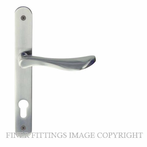 MILES NELSON ANZ106 MILANO ANZIO EURO E85 HANDLE SET SATIN NICKEL