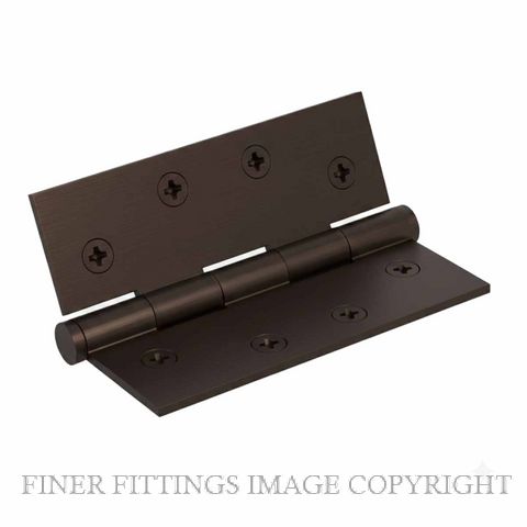WINDSOR 5902 CCB HINGE BRASS FIXED PIN FLAT TIP 102X76 COCOA BRONZE