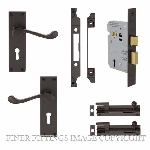 WINDSOR 7062 VB FRENCH DR KIT (7005+1107+1109+2X 5213) VINTAGE BRONZE