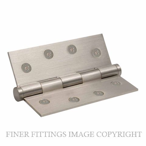 WINDSOR 5902 BN HINGE BRASS FIXED PIN FLAT TIP 102X76 BRUSHED NICKEL