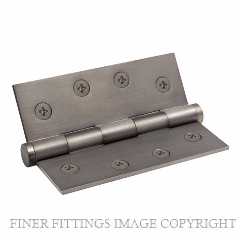 WINDSOR 5902 GN HINGE BRASS FIXED PIN FLAT TIP 102X76 GRAPHITE NICKEL
