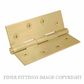 WINDSOR 5906 MSB HINGE BRASS LOOSE PIN FLAT TIP 102X76 MATT SATIN BRASS