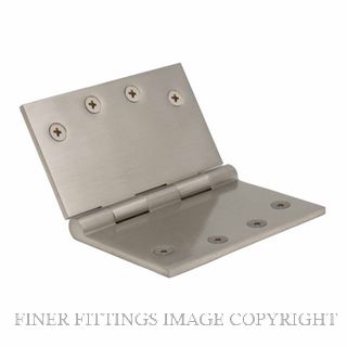 WINDSOR 5914 BN HINGE BRASS FIXED PIN FLAT TIP 100X125 BRUSHED NICKEL