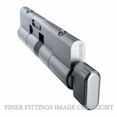 CARBINE CPF-5T-50-50SC KEY & TURN EURO CYLINDER SATIN CHROME