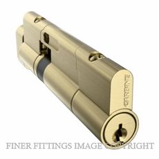 CARBINE CPF-5T-55-35SB KEY & TURN EURO CYLINDER SATIN BRASS