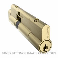 CARBINE CPF-5T-65-35SB KEY & TURN EURO CYLINDER SATIN BRASS