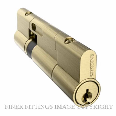 CARBINE CPF-5D-35-65SB KEY & KEY EURO CYLINDER SATIN BRASS