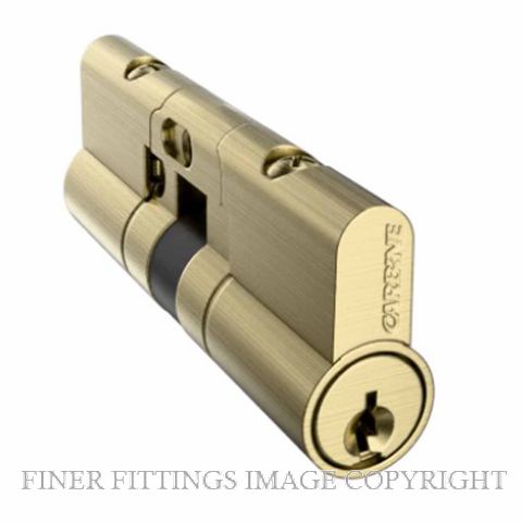 CARBINE CPF-5D-40-40SB KEY & KEY EURO CYLINDER SATIN BRASS