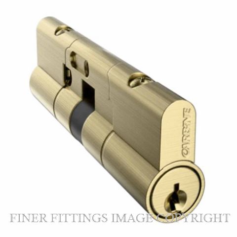CARBINE CPF-5D-45-45SB KEY & KEY EURO CYLINDER SATIN BRASS