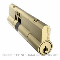 CARBINE CPF-5D-40-60SB KEY & KEY EURO CYLINDER SATIN BRASS