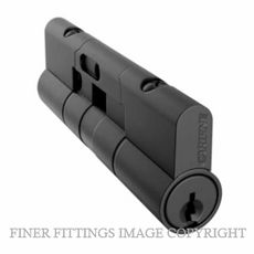 CARBINE CPF-5D-45-45MB KEY & KEY EURO CYLINDER MATT BLACK