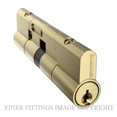 CARBINE CPF-5D-50-50SB KEY & KEY EURO CYLINDER SATIN BRASS
