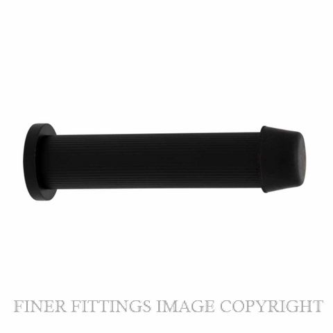 WINDSOR 5292-BLK WALL DOOR STOP 85MM LINEAR KNURL MATT BLACK