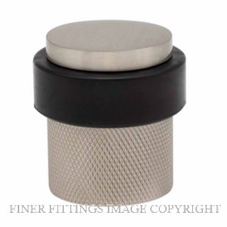 WINDSOR 5293 BN 38MM FLOOR DOOR STOP DIAMOND KNURL BRUSHED NICKEL