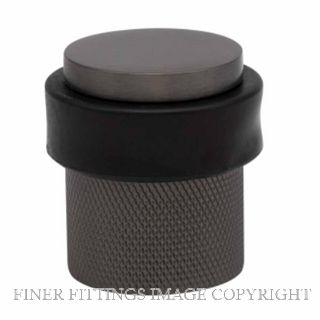 WINDSOR 5293 GN 38MM FLOOR DOOR STOP DIAMOND KNURL GRAPHITE NICKEL