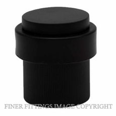WINDSOR 5294 BLK 38MM FLOOR DOOR STOP LINEAR KNURL MATT BLACK