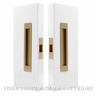WINDSOR LUME 5690-MSB PASSAGE SET - 200MM  MATT SATIN BRASS