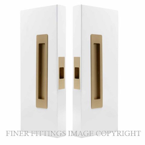 WINDSOR LUME 5690-MSB PASSAGE SET - 200MM  MATT SATIN BRASS