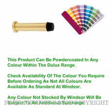 WINDSOR 5280-PC WALL DOOR STOP 85MM POWDERCOAT