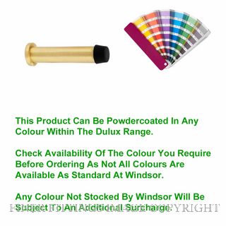 WINDSOR 5280-PC WALL DOOR STOP 85MM POWDERCOAT
