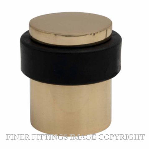 WINDSOR 5281 UB 38MM FLOOR MOUNT DOOR STOP UNLACQUERED BRASS