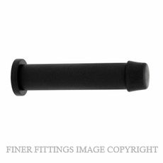 WINDSOR 5291-BLK WALL DOOR STOP 85MM DIAMOND KNURL UNLACQUERED SATIN BRASS