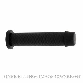WINDSOR 5291-BLK WALL DOOR STOP 85MM DIAMOND KNURL UNLACQUERED SATIN BRASS