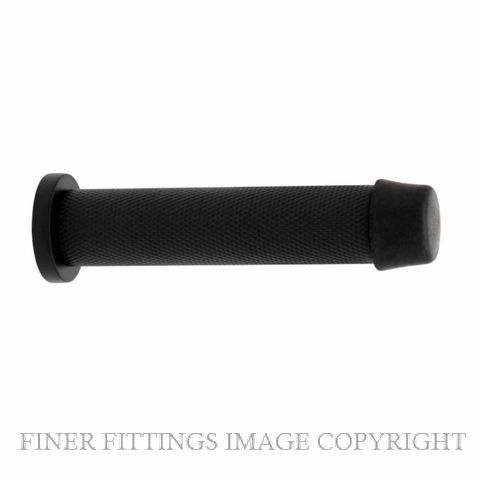 WINDSOR 5291-BLK WALL DOOR STOP 85MM DIAMOND KNURL UNLACQUERED SATIN BRASS