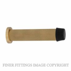 WINDSOR 5291-MSB WALL DOOR STOP 85MM DIAMOND KNURL MATT SATIN BRASS