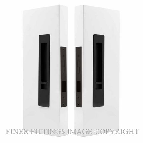 WINDSOR 5720 LUME SLIDING DOOR PRIVACY SET SNIB-SNIB  MATT BLACK