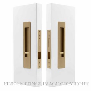WINDSOR LUME 5720-MSB PRIVACY SET - INTEGRATED - SNIB/SNIB - 200MM  MATT SATIN BRASS