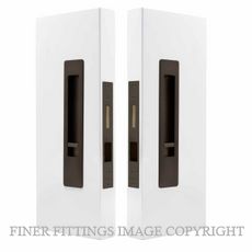 WINDSOR 5720 LUME SLIDING DOOR PRIVACY SET SNIB-SNIB  COCOA BRONZE