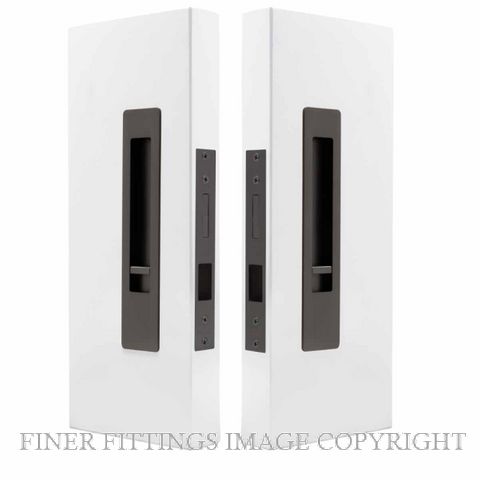 WINDSOR 5720 LUME SLIDING DOOR PRIVACY SET SNIB-SNIB  GRAPHITE NICKEL