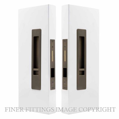 WINDSOR 5720 LUME SLIDING DOOR PRIVACY SET SNIB-SNIB  ROMAN BRASS